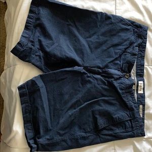 Dark blue shorts from Goodfellow.